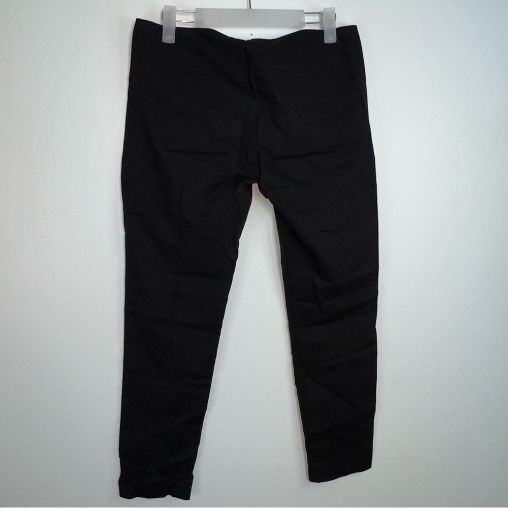 Versace Black Tailored Pants Gold Zip Medusa Detail Slim Fit US Size 4 - Picture 7 of 15